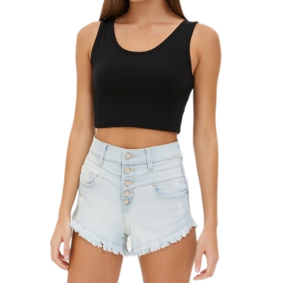 NOBO Pants - NOBO High-rise denim shorts, 3